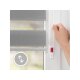 LICHTBLICK Duo Rollo Klemmfix, ohne Bohren (grau, 45 x 150 cm) - B-Ware neuwertig