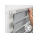 LICHTBLICK Duo Rollo Klemmfix, ohne Bohren (grau, 45 x 150 cm) - B-Ware neuwertig