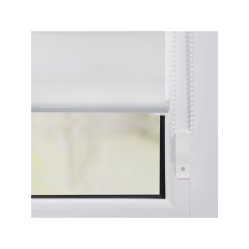 Lichtblick Klemmfix Duo-Rollo, Sonnen- und Sichtschutz, Lichtregulierung, ohne Bohren, Weiß, 120 cm, 150 cm - B-Ware neuwertig