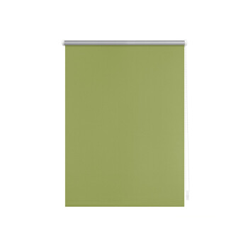 Lichtblick Klemmfix Thermo-Rollo, blickdicht, wärmeisolierend, Montage ohne Bohren, 150 cm, 90 cm, Grün - B-Ware neuwertig