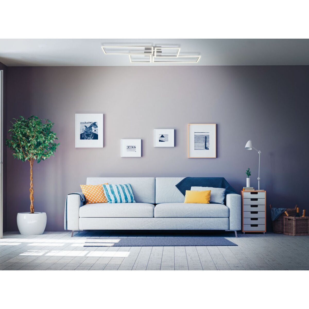 Livarno Home Deckenleuchte, mit Lichtfarbensteuerung »Zigbee Smart Home« -  B-Ware sehr gut, 50,99 €