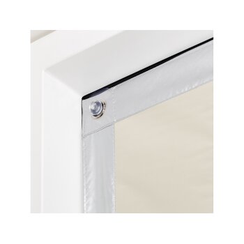Lichtblick Dachfenster Sonnenschutz Haftfix, ohne Bohren, ab 36 x 51,5 cm (Beige, 94x96,9 cm für SK06) - B-Ware neuwertig