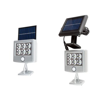 LIVARNO home Strahler LED Solar, mit Bewegungsmelder -...