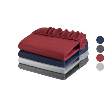 Livarno Home Fleece Spannbettlaken, 140-160 x 200 cm -...