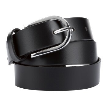 ESMARA® Damen Ledergürtel, mit klassischer Stegschließe, schwarz, 105 - B-Ware sehr gut