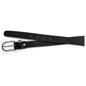 ESMARA® Damen Ledergürtel, mit klassischer Stegschließe, schwarz, 105 - B-Ware sehr gut