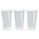 ERNESTO® Gläser Set, Cappuccino eckig 3er Set - B-Ware sehr gut