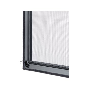 LIVARNO home Fenster-Insektenschutz, teleskopierbar, 120 x 140 cm (anthrazit) - B-Ware sehr gut