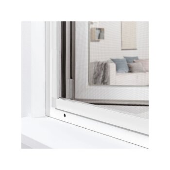 LIVARNO home Fenster-Insektenschutz, teleskopierbar, 120 x 140 cm - B-Ware