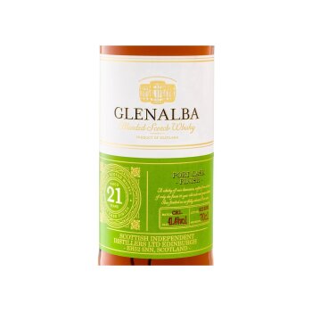 Glenalba Blended Scotch Whisky 21 Jahre Port Cask Finish...