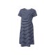 bellybutton Damen Umstands-Kleid, mit hohem Baumwollanteil, blau/gestreift - B-Ware