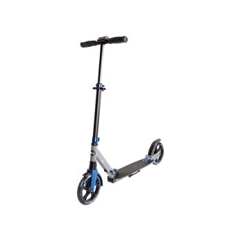 CRIVIT® Aluminium-Scooter Big Wheel, schwarz/blau -...