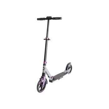 CRIVIT® Aluminium-Scooter Big Wheel, schwarz/lila -...