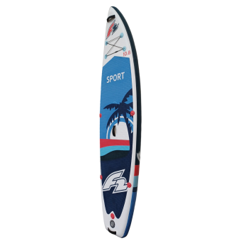 F2 SUP Board »Sport Windsurf 108« Set Einkammer-System, Palme - B-Ware sehr gut