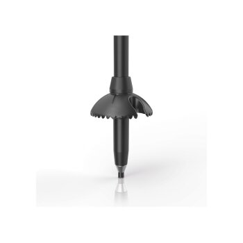 CRIVIT Nordic-Walkingstöcke, aus Carbon, verstellbar (silber / grün / schwarz) - B-Ware sehr gut