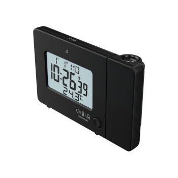 AURIOL® Funk-Projektionswecker, mit LC-Display (schwarz) - B-Ware sehr gut