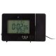 AURIOL® Funk-Projektionswecker, mit LC-Display (schwarz) - B-Ware sehr gut