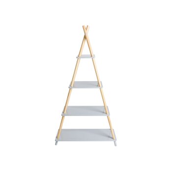 LIVARNO home Tipi Regal, aus Kiefernholz (grau) - B-Ware sehr gut