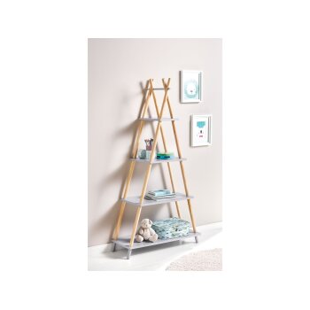 LIVARNO home Tipi Regal, aus Kiefernholz (grau) - B-Ware sehr gut