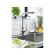 Livarno Home Design Küchenarmatur, mit Brauseschlauch, eckig - B-Ware sehr gut
