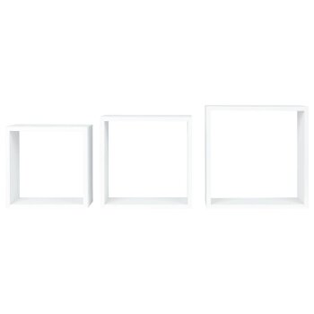 Livarno Home Regalwürfel, mit Wandhalterung, 3er-Set, weiß - B-Ware sehr gut