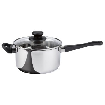 ERNESTO® Stielkasserolle 20 cm mit Frittierkorb,...