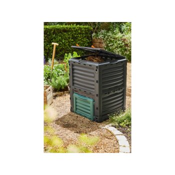 PARKSIDE® Garten Komposter, 300 l, Kunststoff, schwarz/grün, 61 x 61 x 83 cm - B-Ware sehr gut