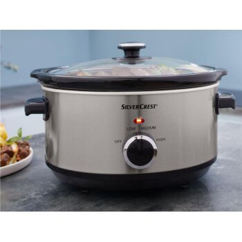 SILVERCREST® Slow Cooker, 200 W, 3,5 L - B-Ware gut