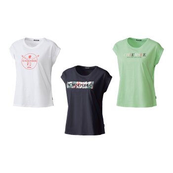Chiemsee Damen T-Shirt, mit großem Logo und...