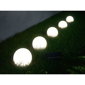 LIVARNO home LED Solar Bodenlichterkette, mit 5 LED-Leuchten - B-Ware