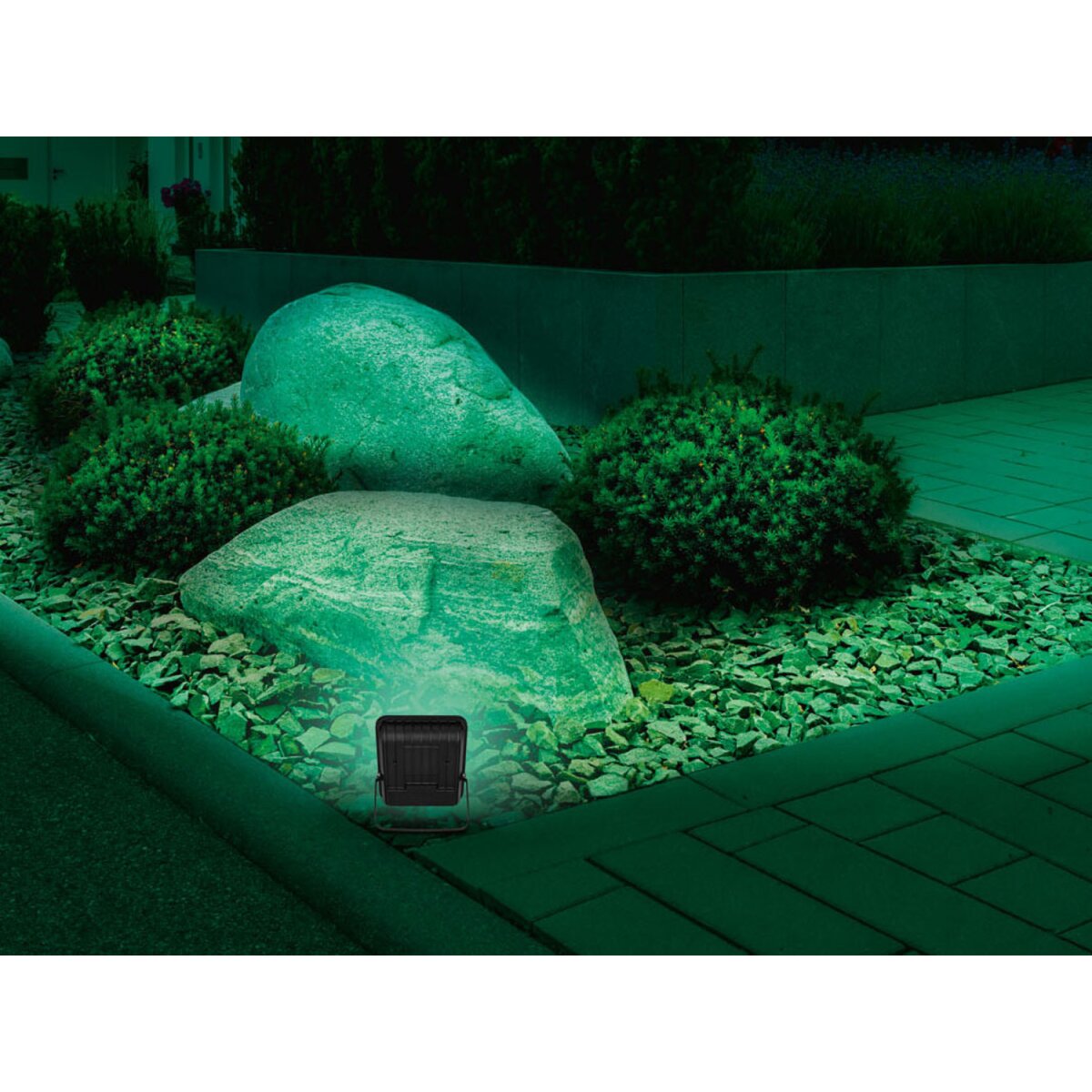 RGB, - 19,99 gut, B-Ware Home und sehr Lichtfarbensteuerung Smart Home« Außenstrahler, Livarno »Zigbee € mit