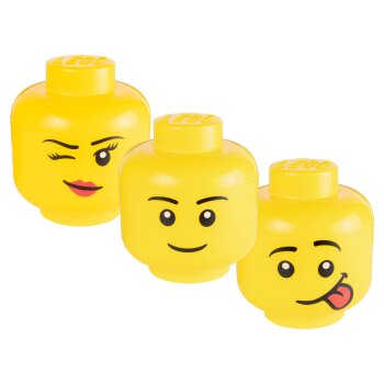 Aufbewahrungsbox in Legokopf-Form - B-Ware