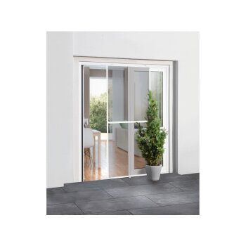 Livarno Home Insektenschutz-Schiebetür, 120 x 240 cm, mit Griffschiene - B-Ware