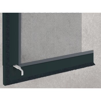 Livarno Home Fenster-Insektenschutz, 100 x 120 cm, Alu-Rahmen - B-Ware