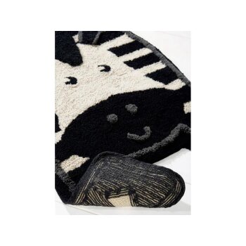 Livarno Home Kinder Teppich, aus Baumwolle, Zebra - B-Ware neuwertig