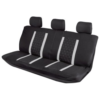 ULTIMATE SPEED® Autositzbezug, Sport, 14-teilig (grau/schwarz) - B-Ware sehr gut