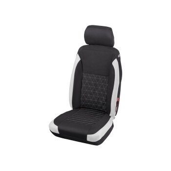 ULTIMATE SPEED® Autositzbezug, Sport, 14-teilig (grau/schwarz) - B-Ware sehr gut