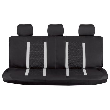 ULTIMATE SPEED® Autositzbezug, Sport, 14-teilig (grau/schwarz) - B-Ware sehr gut