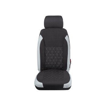 ULTIMATE SPEED® Autositzbezug, Sport, 14-teilig (grau/schwarz) - B-Ware sehr gut