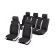 ULTIMATE SPEED® Autositzbezug, Sport, 14-teilig (grau/schwarz) - B-Ware sehr gut