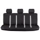 ULTIMATE SPEED® Autositzbezug, Sport, 14-teilig (grau/schwarz) - B-Ware sehr gut