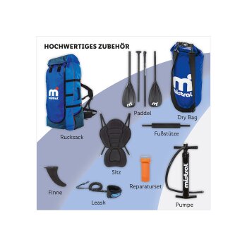 Mistral SUP »Allround 106« mit Doppelkammer-System - B-Ware gut