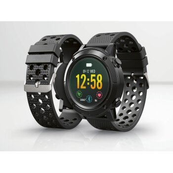 SILVERCREST® Fitness-Smartwatch SSG500A1, mit GPS - B-Ware sehr gut