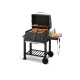GRILLMEISTER Komfort-Holzkohlegrill »Toronto Click«, mit Thermometer - B-Ware sehr gut