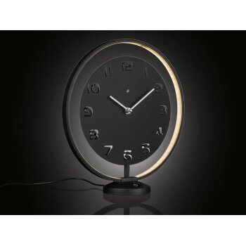 AURIOL® Tischuhr, mit LED-Leuchtring - B-Ware sehr gut