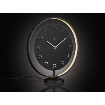 AURIOL® Tischuhr, mit LED-Leuchtring - B-Ware sehr gut
