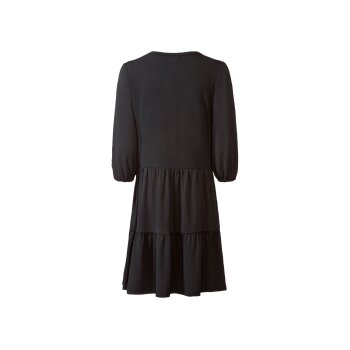 esmara Damen Kleid, mit modischen Volants und V-Ausschnitt - B-Ware