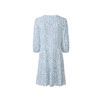 esmara Damen Kleid, mit modischen Volants und V-Ausschnitt - B-Ware