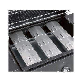 GRILLMEISTER Gasgrill, 3 Brenner, 9 kW, mit 2 Garzonen - B-Ware sehr gut