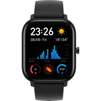 Amazfit GTS Smartwatch 43 mm, schwarz matt - B-Ware...
